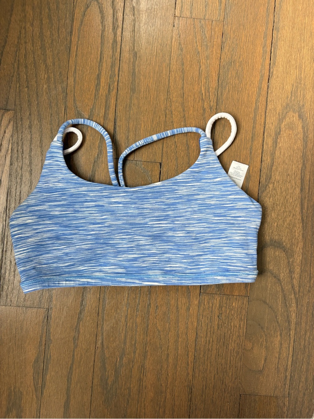 Ivivva Light Blue Space-Dye Sports Bralette